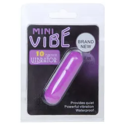 Baile Mini Vibro 10 fonctions 6cm Violet